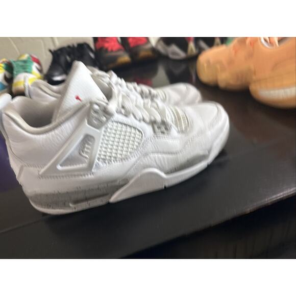 Size 7 (GS) - Jordan 4 Retro Mid White Oreo NBS239 - Picture 3 of 6